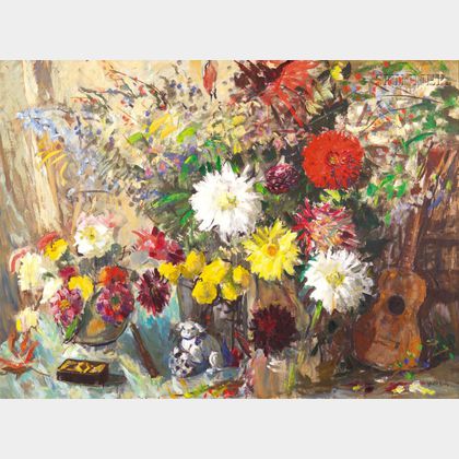 Gerald Vivian Davis (American, 1899-1987) Floral