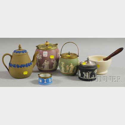 Seven Assorted Wedgwood Ceramic Table Items