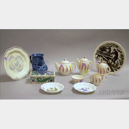 Eleven Wedgwood 20th Century Design Porcelain Table Items