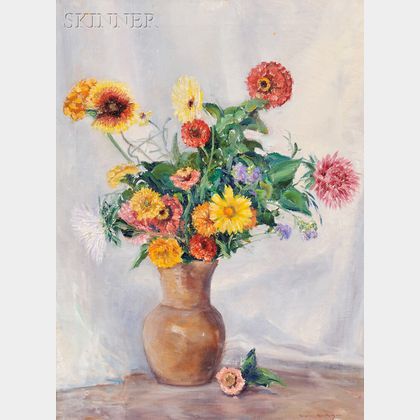 Johann Henrik Carl Berthelsen (Danish/American, 1883-1972) Floral Still Life