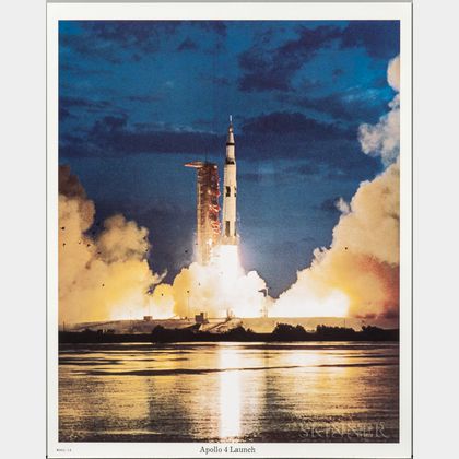 Apollo 4 Launch, Kennedy Space Center, Florida, November 9, 1967.