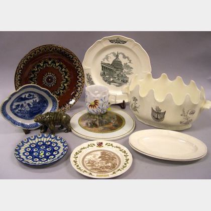 Seven Pieces of Assorted English Ceramics and Four Assorted Ceramic Items