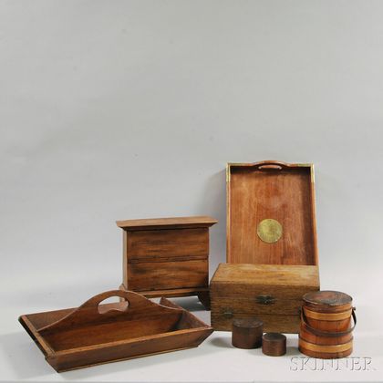Seven Wooden Objects