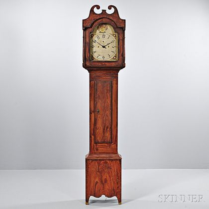 Paint-decorated Tall Case Clock