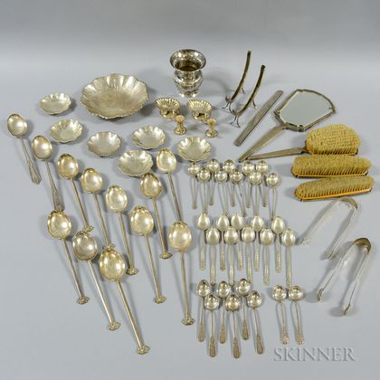 Group of Assorted Silver Tableware