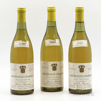 Ropiteau Meursault Charmes 1982, 3 bottles 