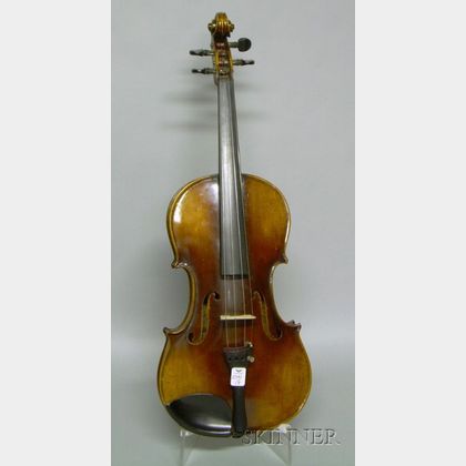 Modern German Violin, F. W. Nurnberger, c. 1925
