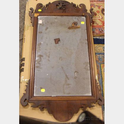 Chippendale Carved Mahogany Mirror