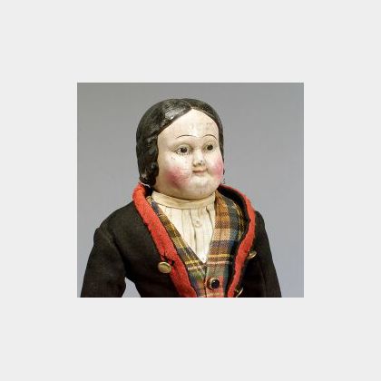 Early American Rubber Shoulder Head Doll