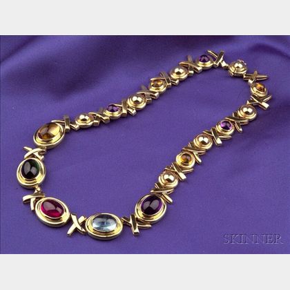18kt Gold and Gem-set Necklace, Paloma Picasso, Tiffany & Co.