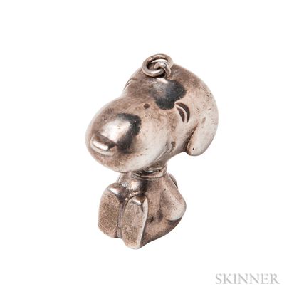 Sterling Silver Snoopy Charm, Cartier