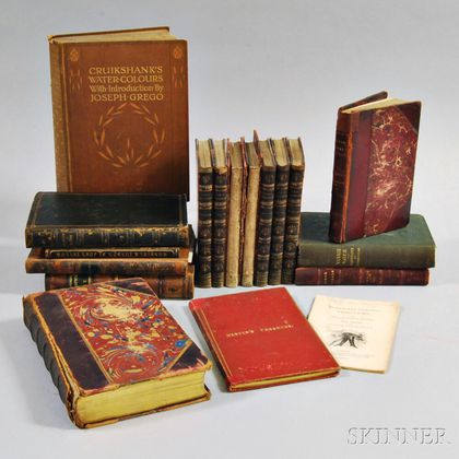 Cruikshank, George (1792-1878) Eighteen Volumes.