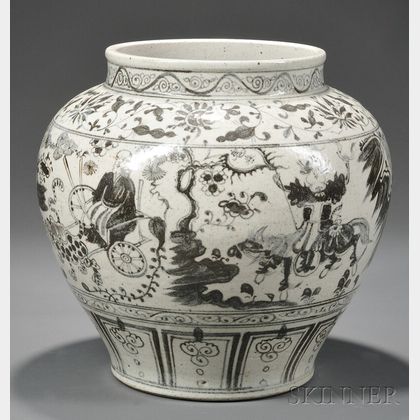 Chinese Guigu Xiashan-style Porcelain Jar