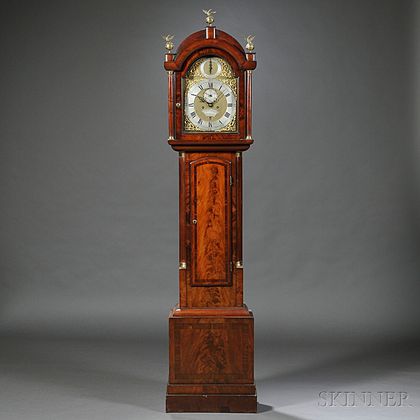 John Page Walnut Tall Clock