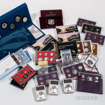 Group of American Commemorative Coins and Mint and Proof Sets