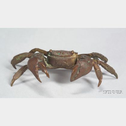 Bronze Study of a Crab