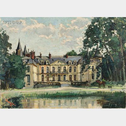 Constantine Kluge (French, 1912-2003) Château d'Ermenonville
