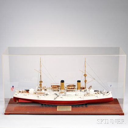 U.S.S. Olympia C-6 Ship's Model by John D. Ficklen III