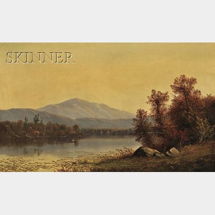 American School, 19th Century Afternoon on the Lake, Autumn