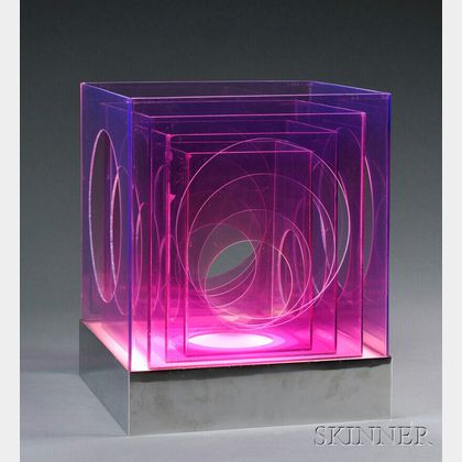 Cube-form Table Lamp