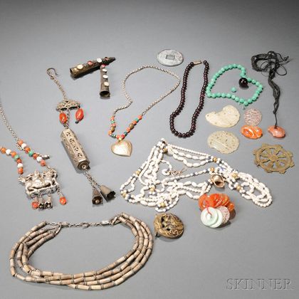 Group of Ornaments and Necklaces