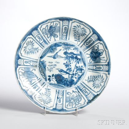 Blue and White Kraak Plate