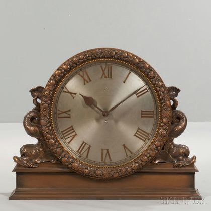 Large Bronze Gallery Clock