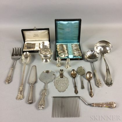 Group of Silver and Silver-plate Items