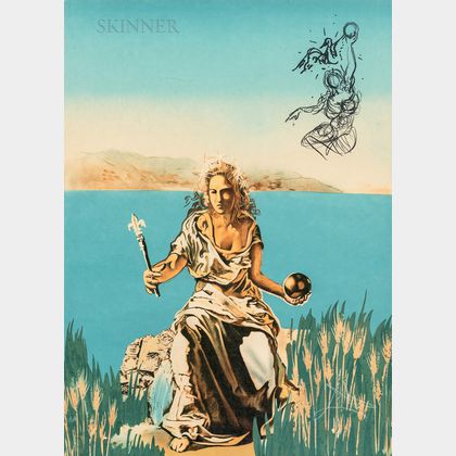 Salvador Dali (Spanish, 1904-1989) Visions Surrealiste /Suite of Four Works
