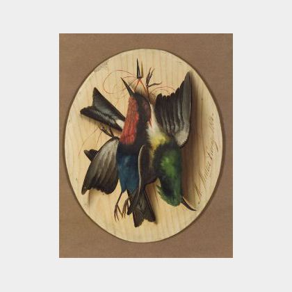 Michelangelo Meucci (Italian, 1840-1890) Still Life with Game Birds