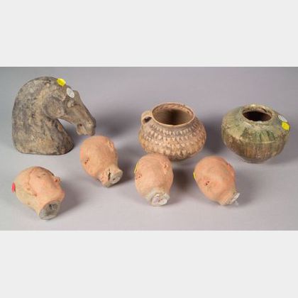 Seven Pieces of Early Pottery