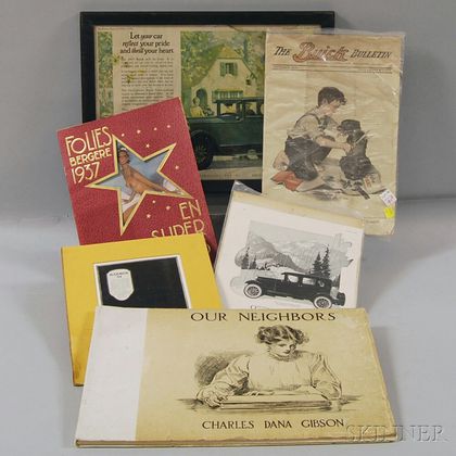 Group of Assorted Vintage Advertising and Ephemera