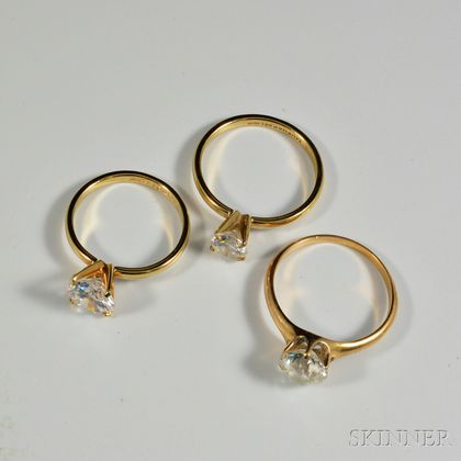 Three Gem-set Rings