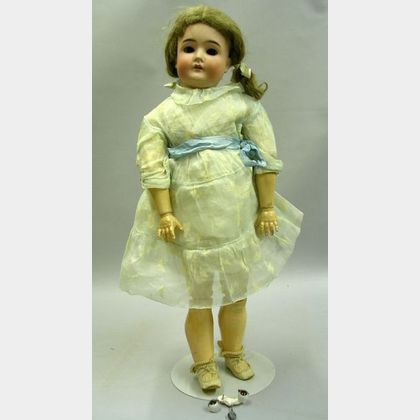 Large Queen Louise Bisque Head Doll