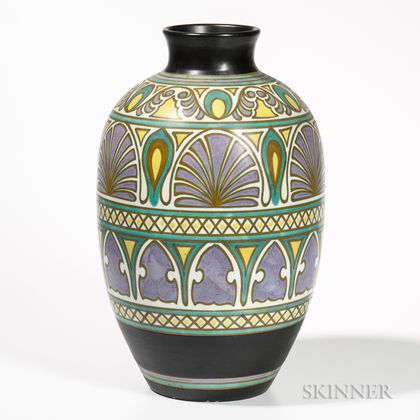 Large Gouda Pottery Vase