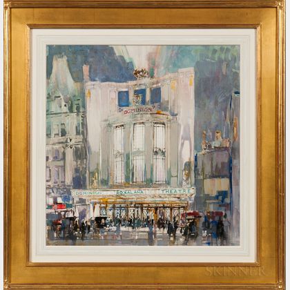 Architectural Watercolor Depicting the Dominion Theater, London