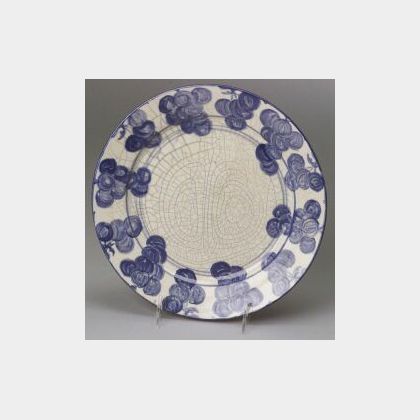 Dedham Pottery Grape Plate