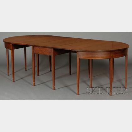 Federal Inlaid Cherry Banquet Table