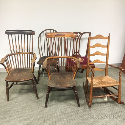 Five Country Chairs