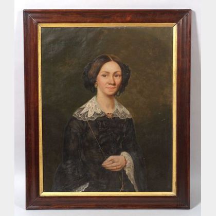 American School, 19th Century Portrait of Mary McMillan-Gunn.