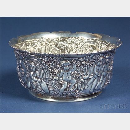 Tiffany & Co. Sterling Repousse Side Bowl