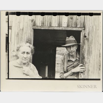 Walker Evans (American, 1903-1975) Mining Camp Residents, Scott's Run, Morgantown, West Virginia