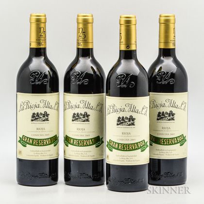 La Rioja Alta Gran Reserva 904 2005, 4 bottles 
