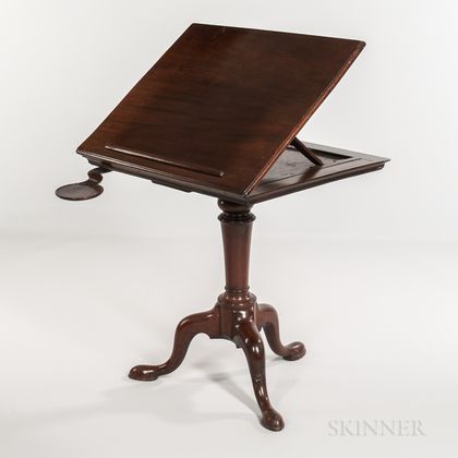 George III Mahogany Architect's Table