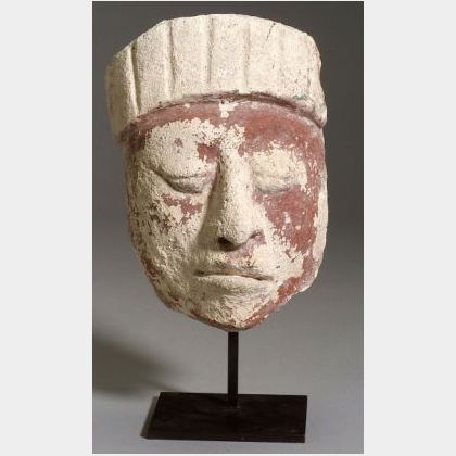 Pre-Columbian Stucco Head