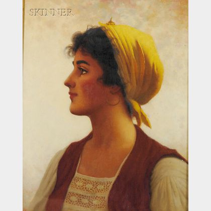 Walter Blackman (American, 1847-1928) Woman in Profile