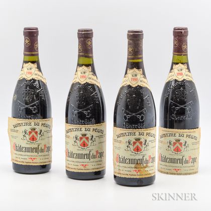 Domaine du Pegau Chateauneuf du Pape Cuvee Reservee 1990, 4 bottles 