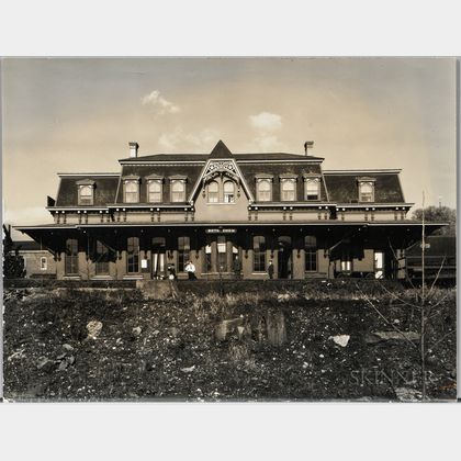 Walker Evans (American, 1903-1975) Railroad Depot, Bethlehem, Pennsylvania