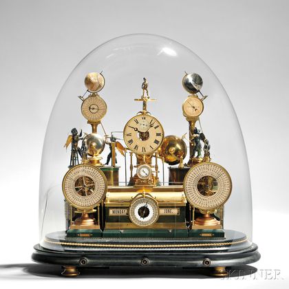 Louis E. Meyer "Grand Complication" Skeleton Clock