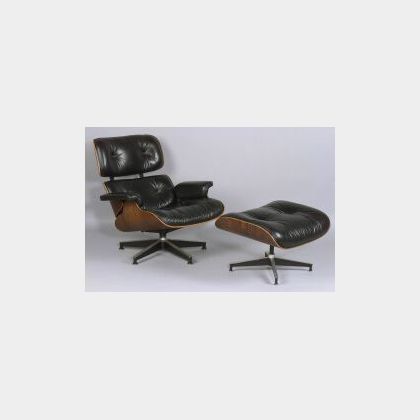 Charles Eames Lounge Chair and Ottoman.